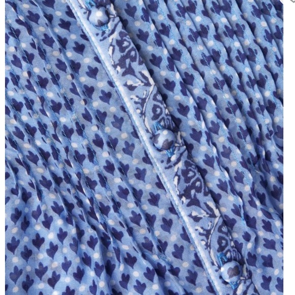 Vineyard Vines - Little Key Pintuck Blouse - size L - Picture 2 of 6